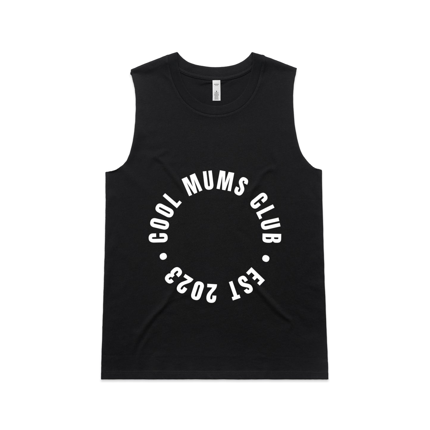 Cool Mums Club Circle Logo Upside Tank