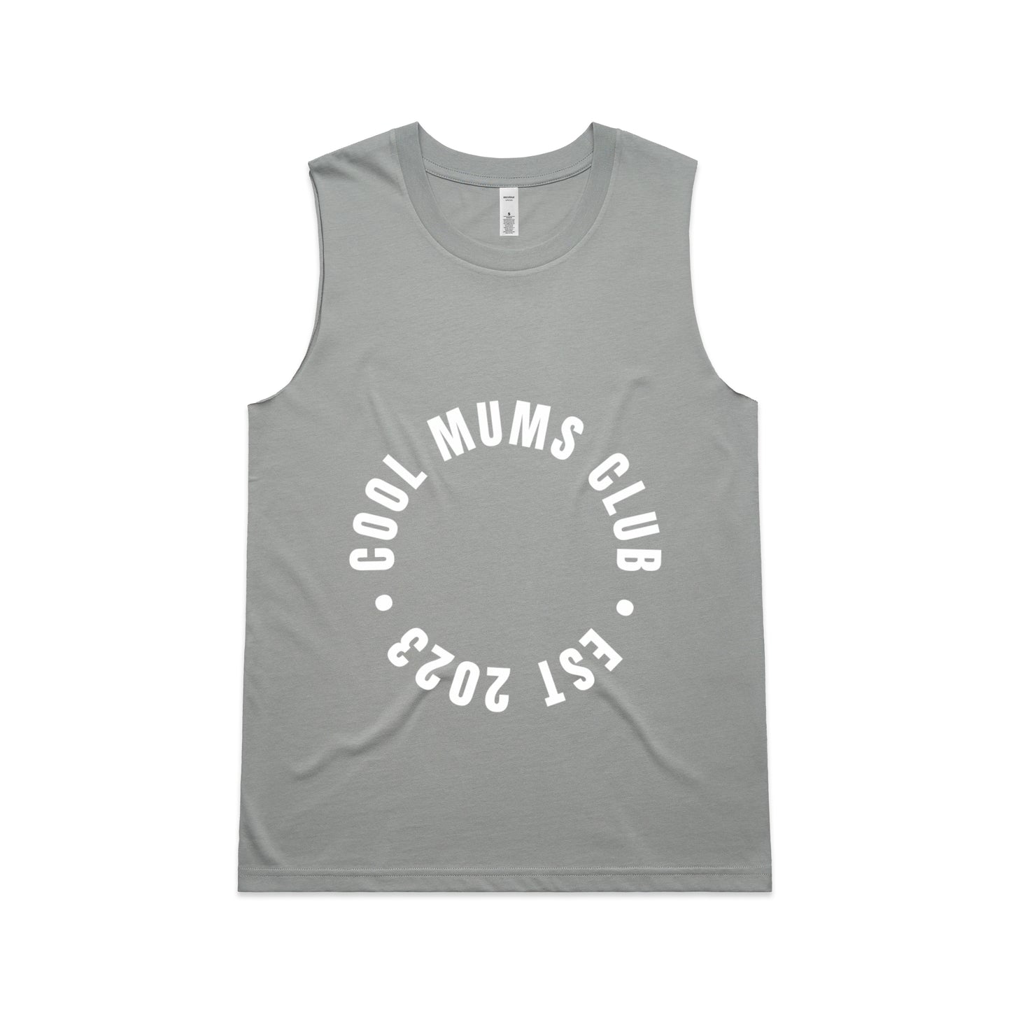Cool Mums Club Circle Logo Upside Tank
