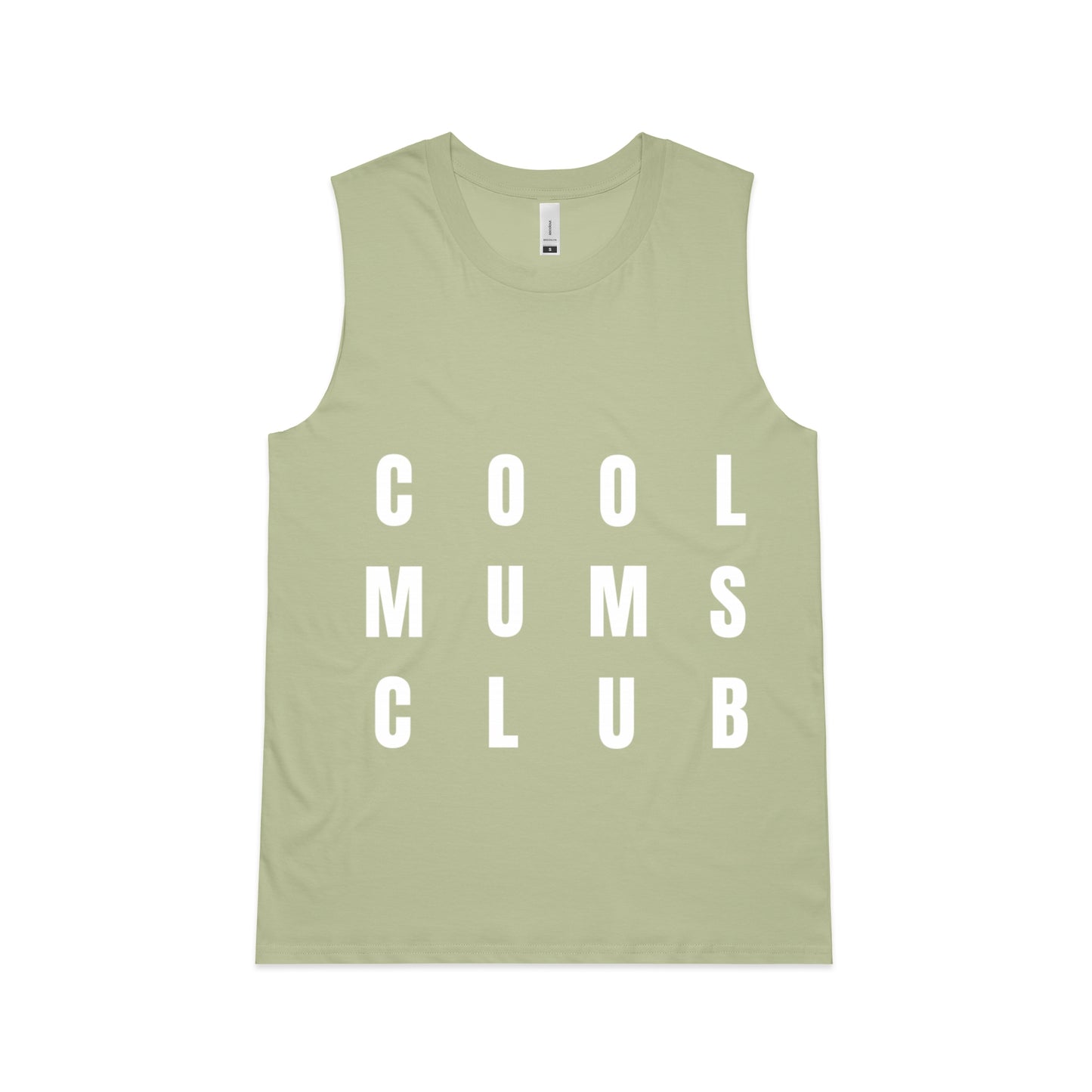 Cool Mums Club Stacked Logo Upside Tank