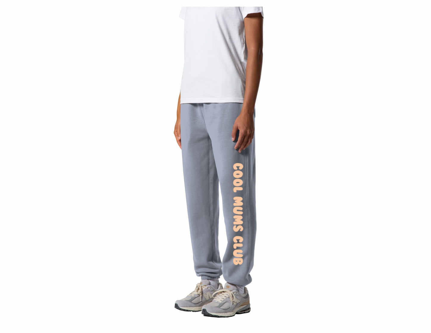 Mum Like A Legend Relax Track Pants – Powder/Apricot Logo