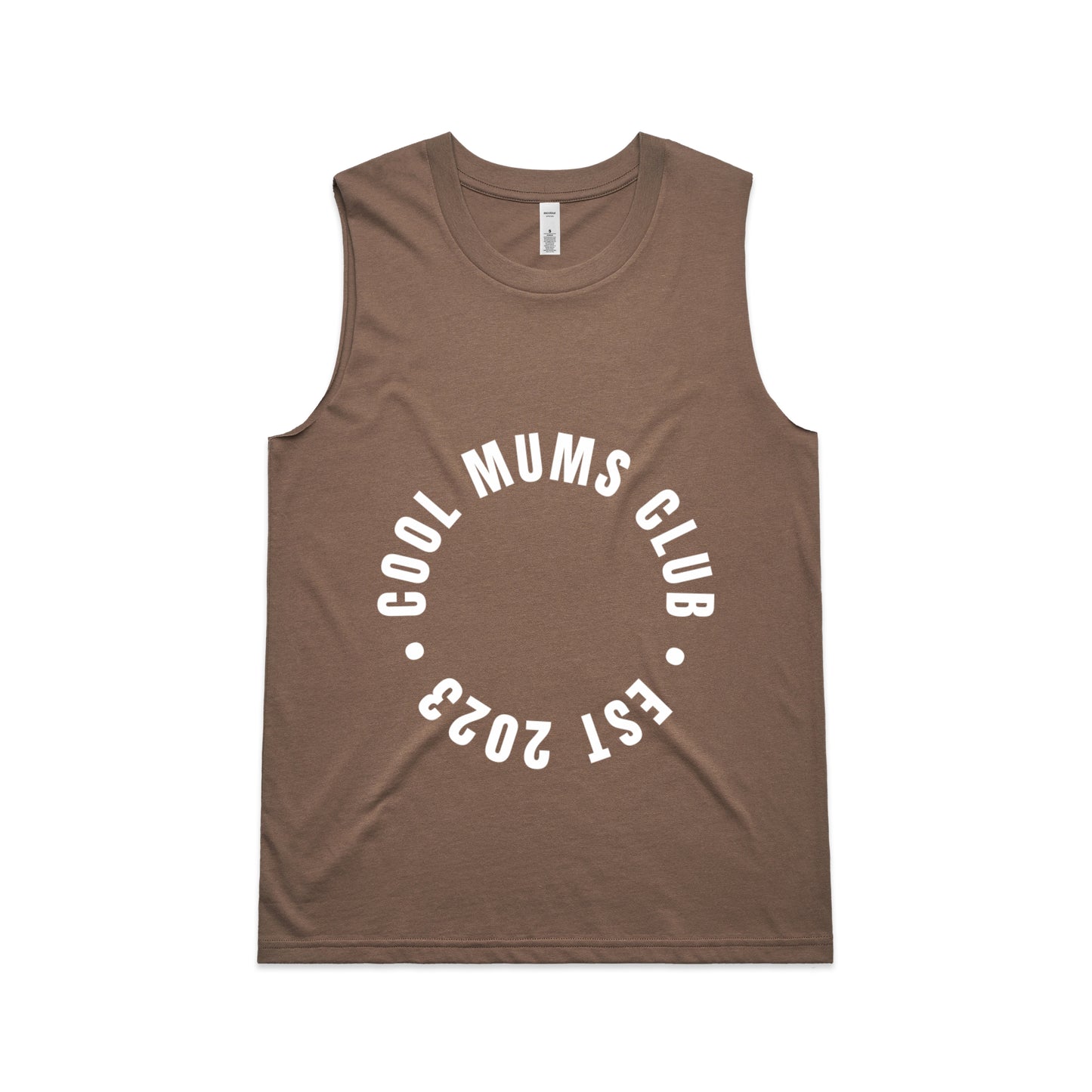 Cool Mums Club Circle Logo Upside Tank