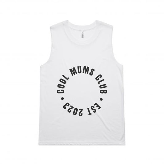 Cool Mums Club Circle Logo Upside Tank