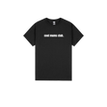 Black front flat lay