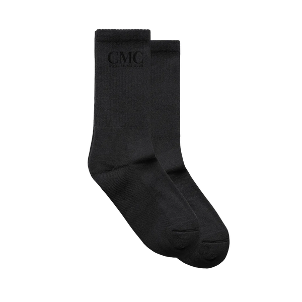 Black right flat lay