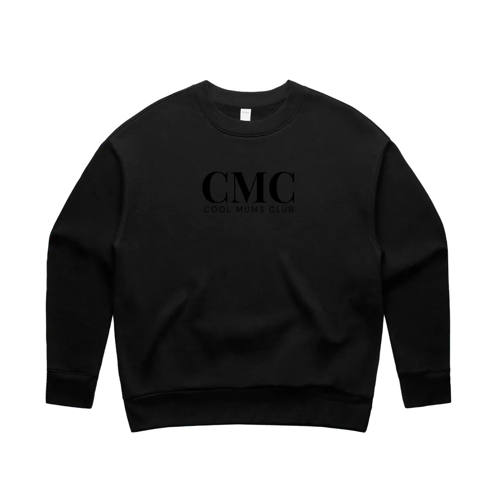 Black front flat lay