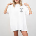 Cool Mums Club Built for Pressure Proud Member Varsity Logo Tee - Fresh White