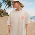 Cool Mums Club Built for Pressure Proud Member Varsity Logo Tee - Oat