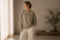 Classic Logo Crew Sweatshirt — Espresso Logo