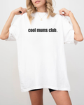 Cool Mums Club Classic Logo Tee - Fresh White
