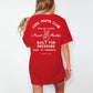 Cool Mums Club Built for Pressure Varsity Logo Tee - Hot Mum Red (Limited Edition)