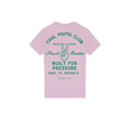 Cool Mum Club Built For Pressure Varsity Tee - Pretty Pink x Jade