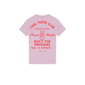 Cool Mums Club Built for Pressure Proud Member Varsity Tee - Pretty Pink x Hot Mum Red