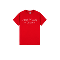 Red front flat lay