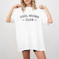 Cool Mums Club Varsity Logo Tee - Fresh White