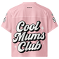 Cool Mums Club Boxy Football Jersey - Pink