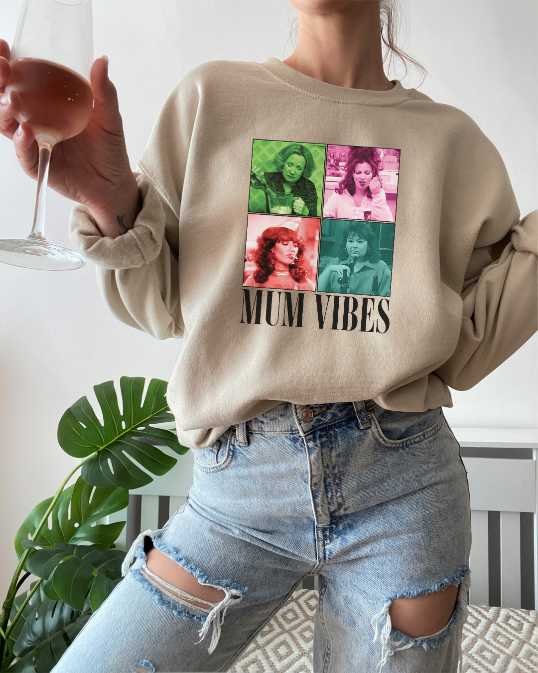 Mum Vibes Sweatshirt – Sitcom Legends Edition