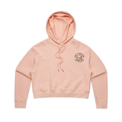 Gentle Parenting Drop Out – Cropped Hoodie Light Pink