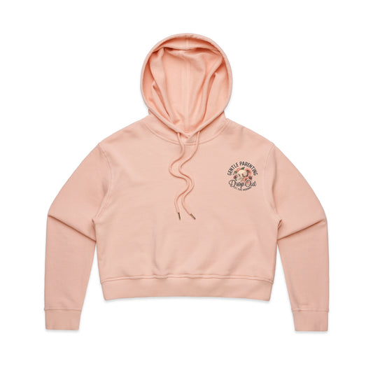 Gentle Parenting Drop Out – Cropped Hoodie Light Pink