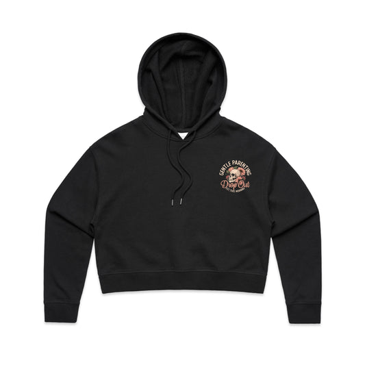 Gentle Parenting Drop Out – Cropped Hoodie