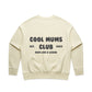 Mum Like A Legend Relax Crew – Bone/Butter with Charcoal Logo