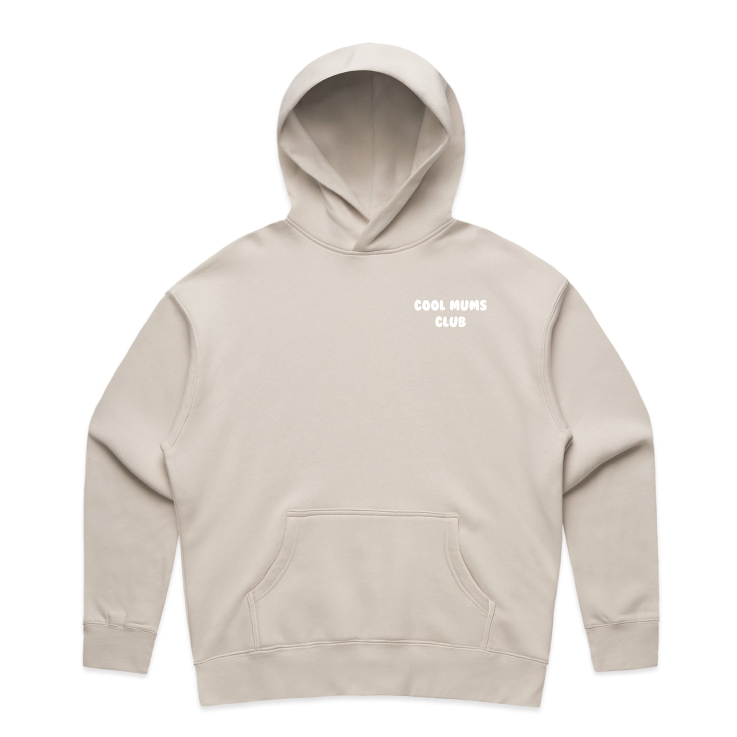 Mum Like A Legend Relax Hood – Bone/Black with White Logo