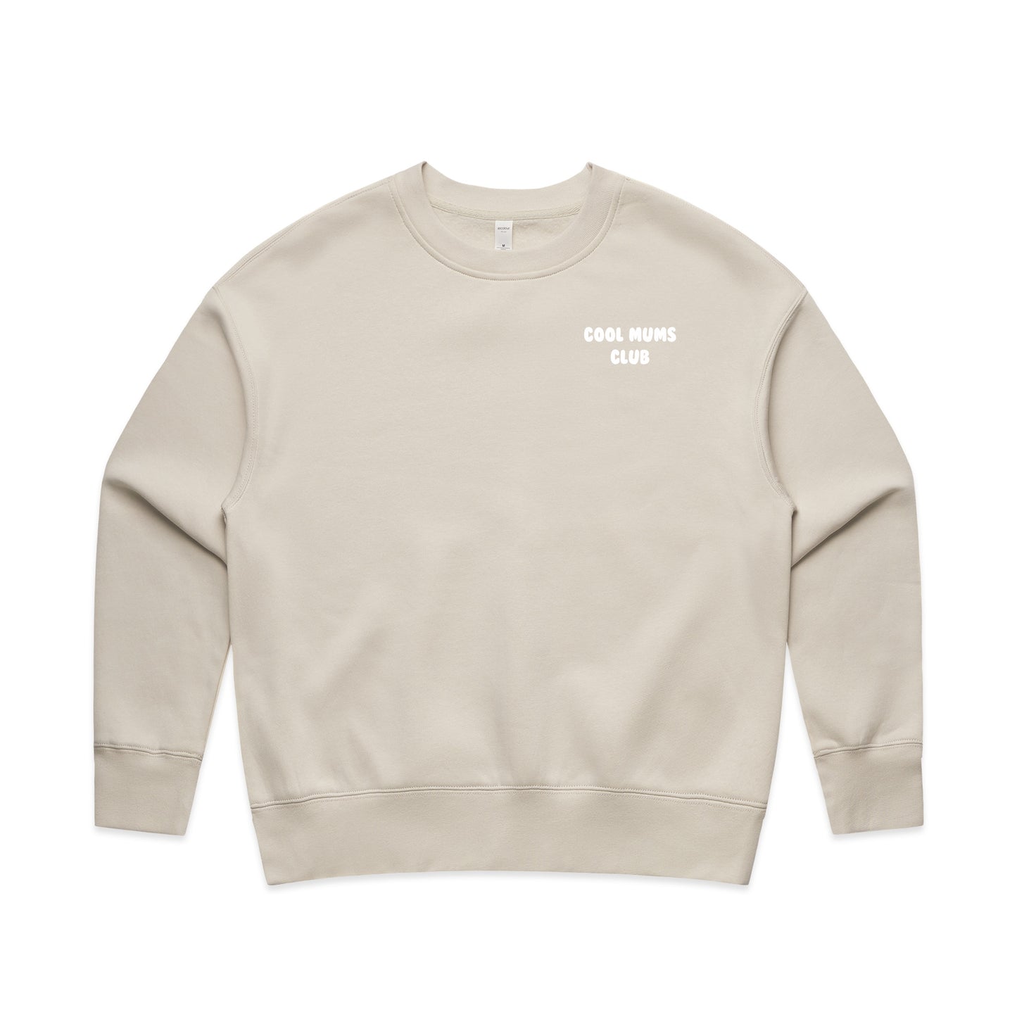Mum Like A Legend Relax Crew – Bone/Black with White Logo