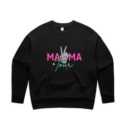 Mama Tour Sweatshirt – Rockin’ Motherhood Edition