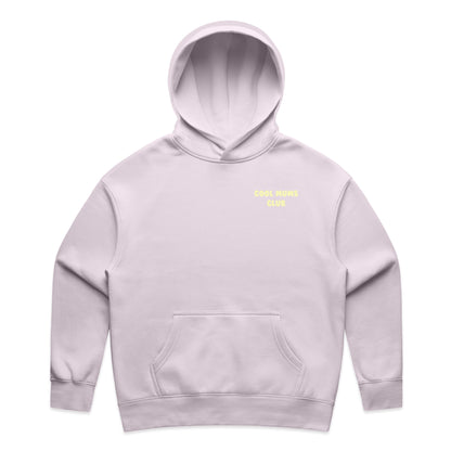 Mum Like A Legend Relax Hood – Orchid/Lemon Logo