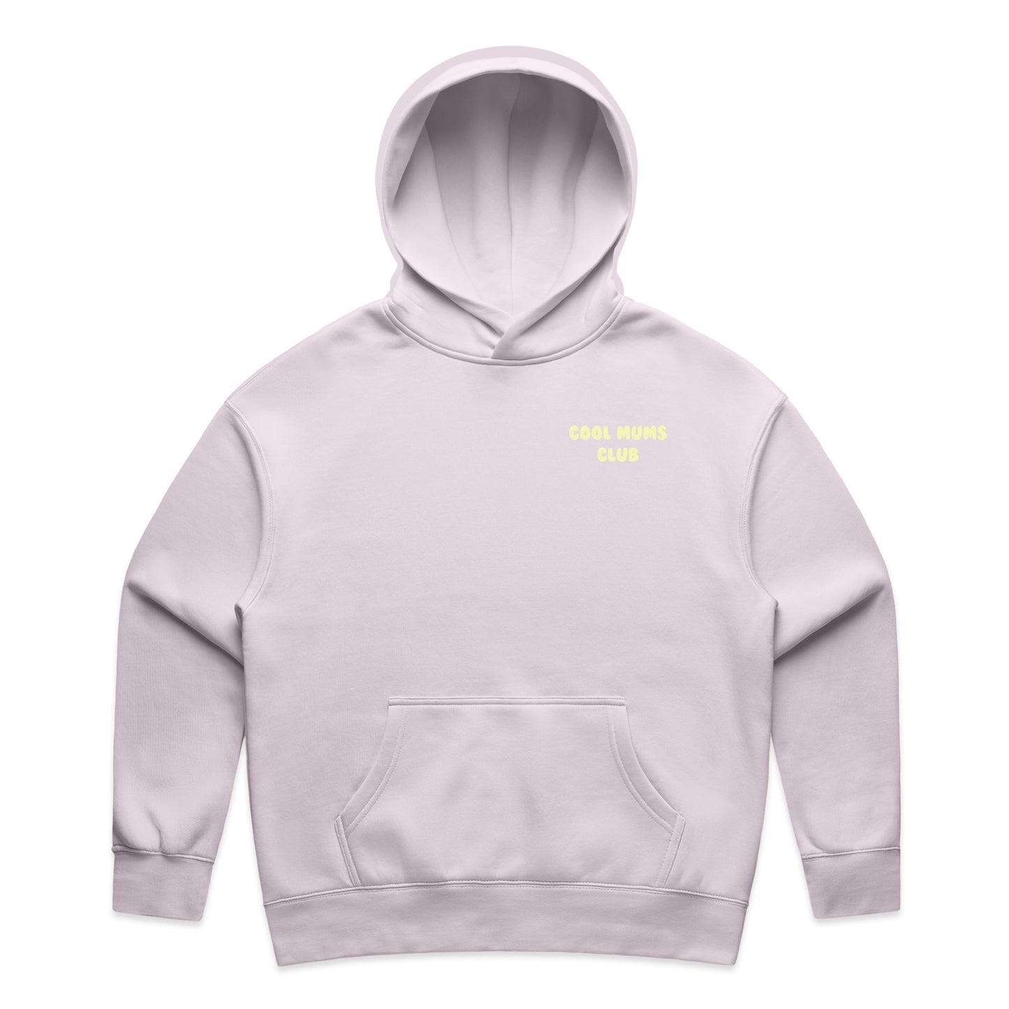 Mum Like A Legend Relax Hood – Orchid/Lemon Logo