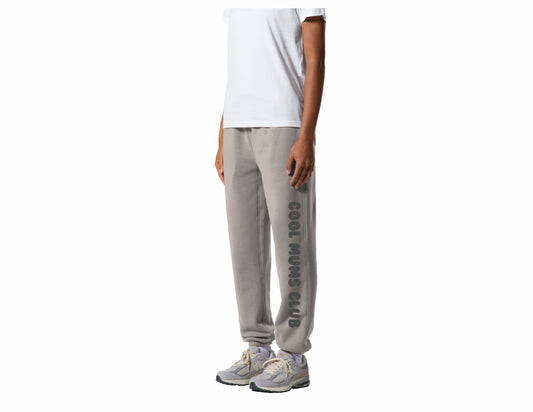 Mum Like A Legend Relax Track Pants – Bone/ Butter with Charcoal Logo