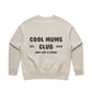 Mum Like A Legend Relax Crew – Bone/Butter with Charcoal Logo