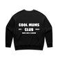 Mum Like A Legend Relax Crew – Bone/Black with White Logo