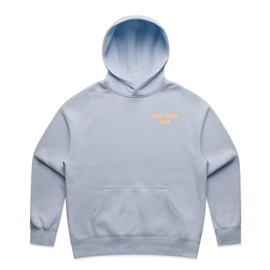 Mum Like A Legend Relax Hood – Powder/Apricot Logo