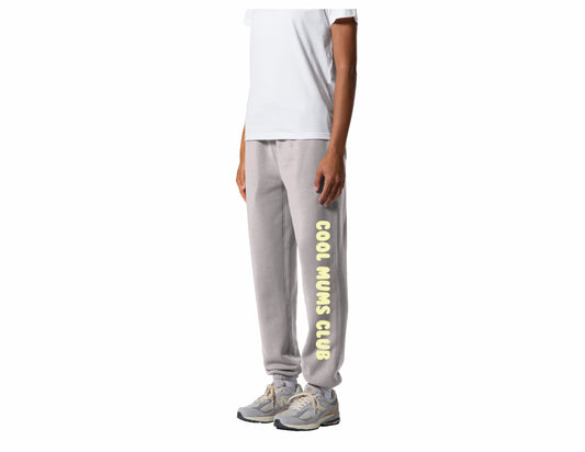 Mum Like A Legend Relax Track Pants – Orchid/Lemon Logo
