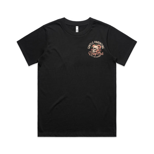 Gentle Parenting Drop Out – Classic Tee (Black)