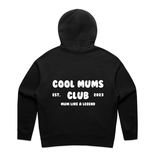 Mum Like A Legend Relax Hood – Bone/Black with White Logo